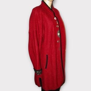 Vintage Geiger Women’s Coat Medium 100% Pure Boiled Felted Wool Austria